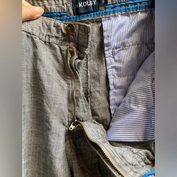 Kolby  grey cotton shorts Sz 36 - Picture 5 of 10